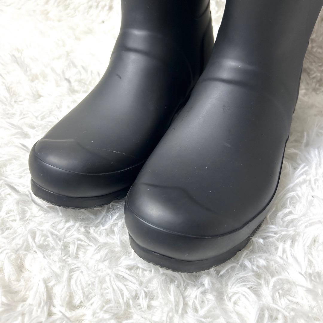 【極美品】HUNTER レインブーツロング ブラック UK6 25cm
