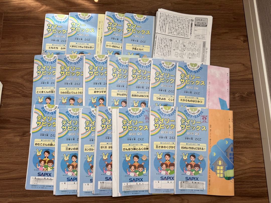 サピックス　小学1年　サマーサピックス・デイリーサピックスセット　欠番なし