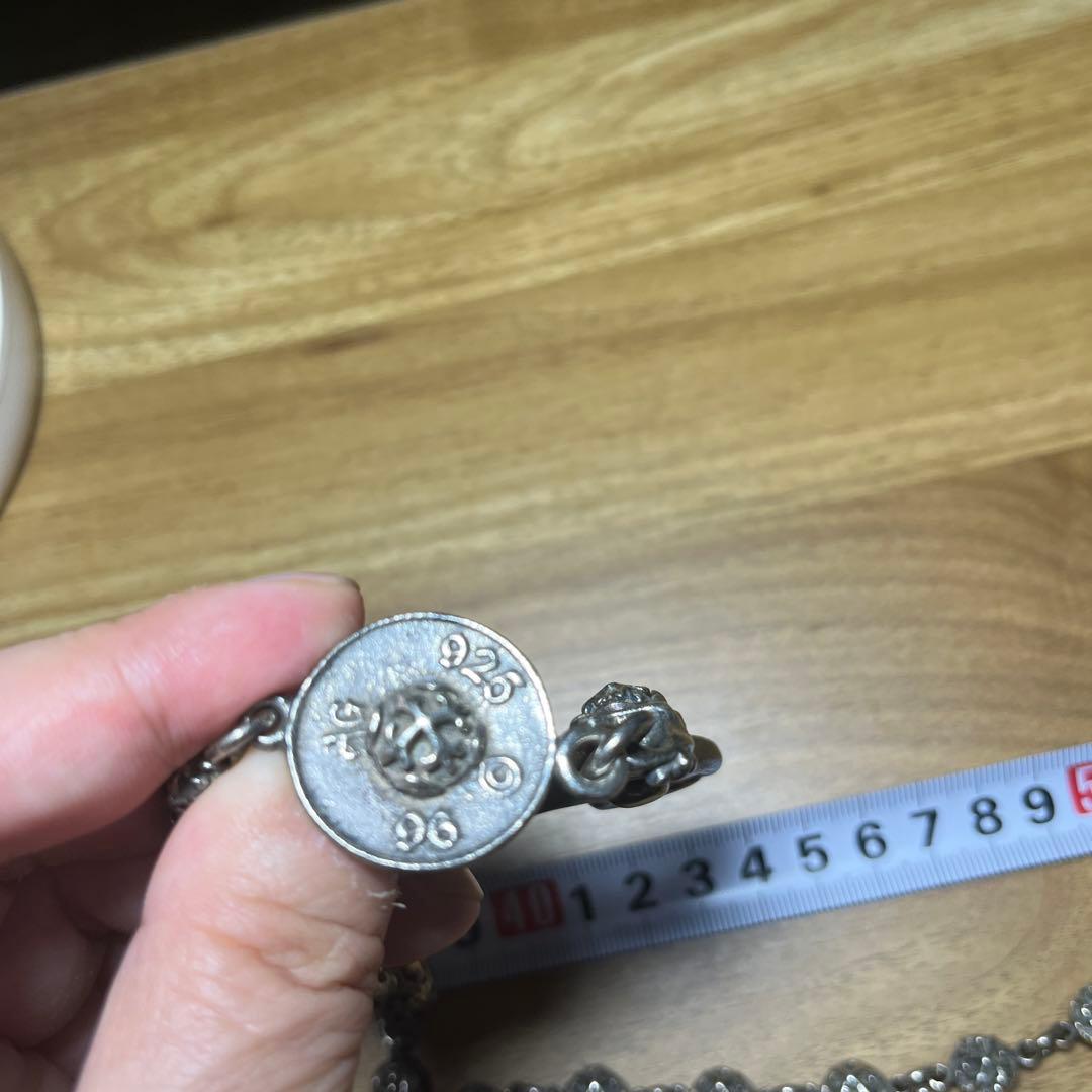 ビンテージシルバー925製ウォレットチェーン 約70cm