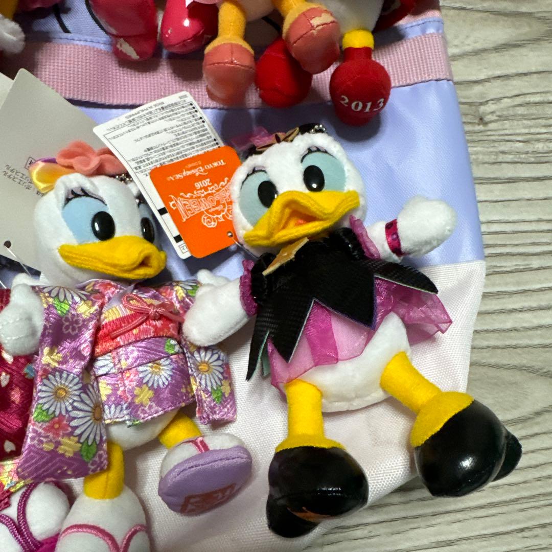 ディズニー　レトロ　デイジー　ぬいば　トートバッグ