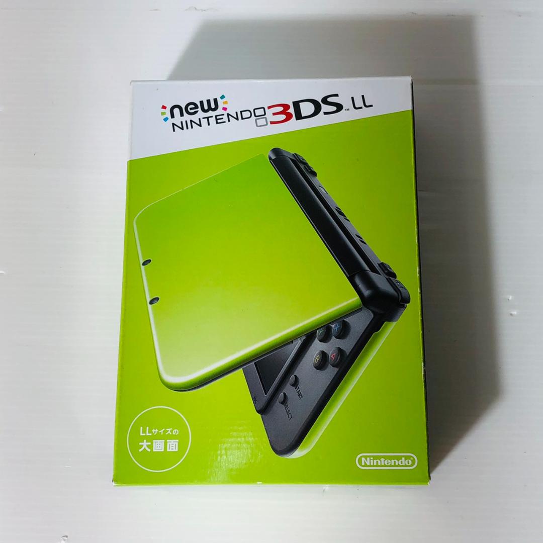 ☆未使用品☆極美品　Newニンテンドー3DS LLライム×ブラック 生産終了 訳