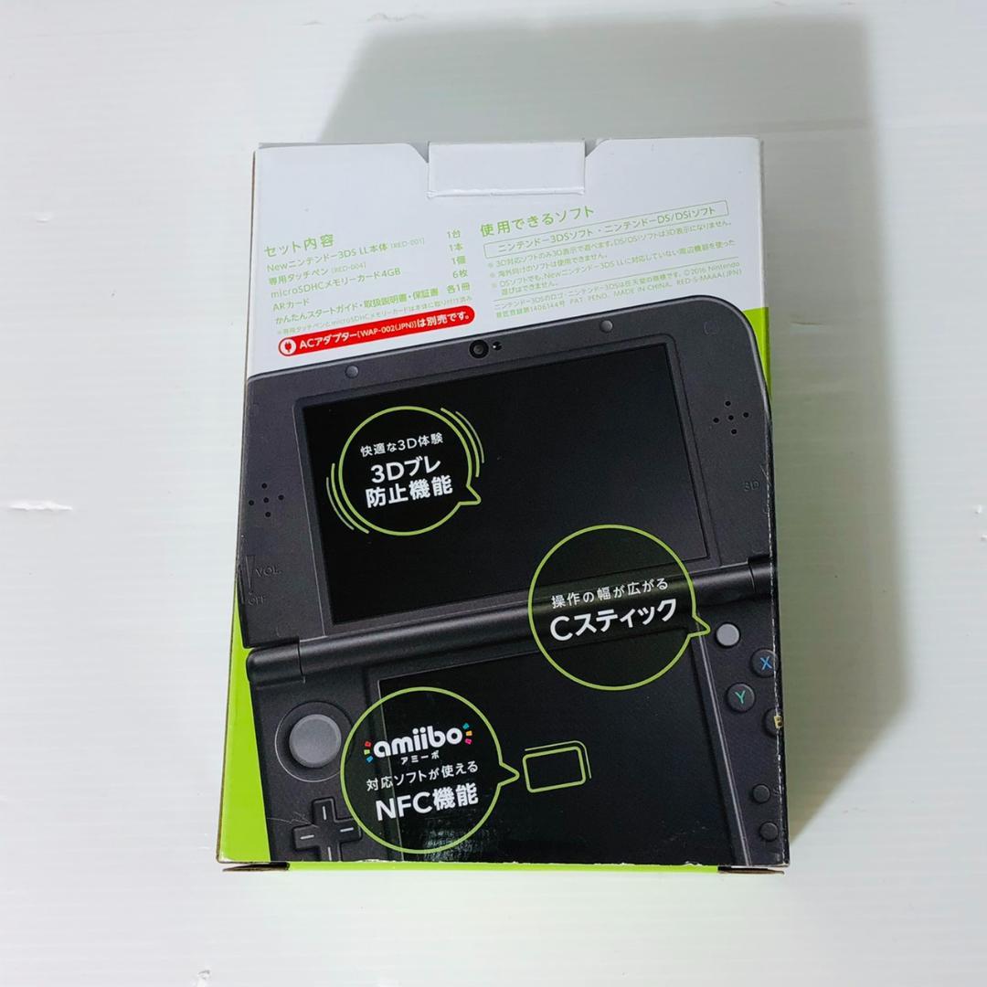 ☆未使用品☆極美品　Newニンテンドー3DS LLライム×ブラック 生産終了 訳