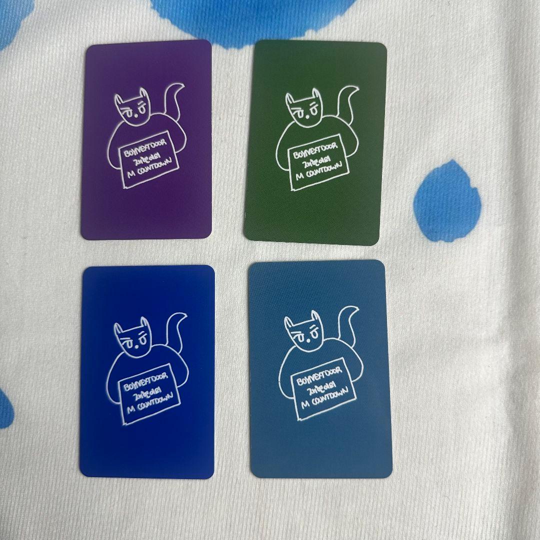 BOYNEXTDOOR M COUNTDOWN ジェヒョンMC サノクトレカ4枚