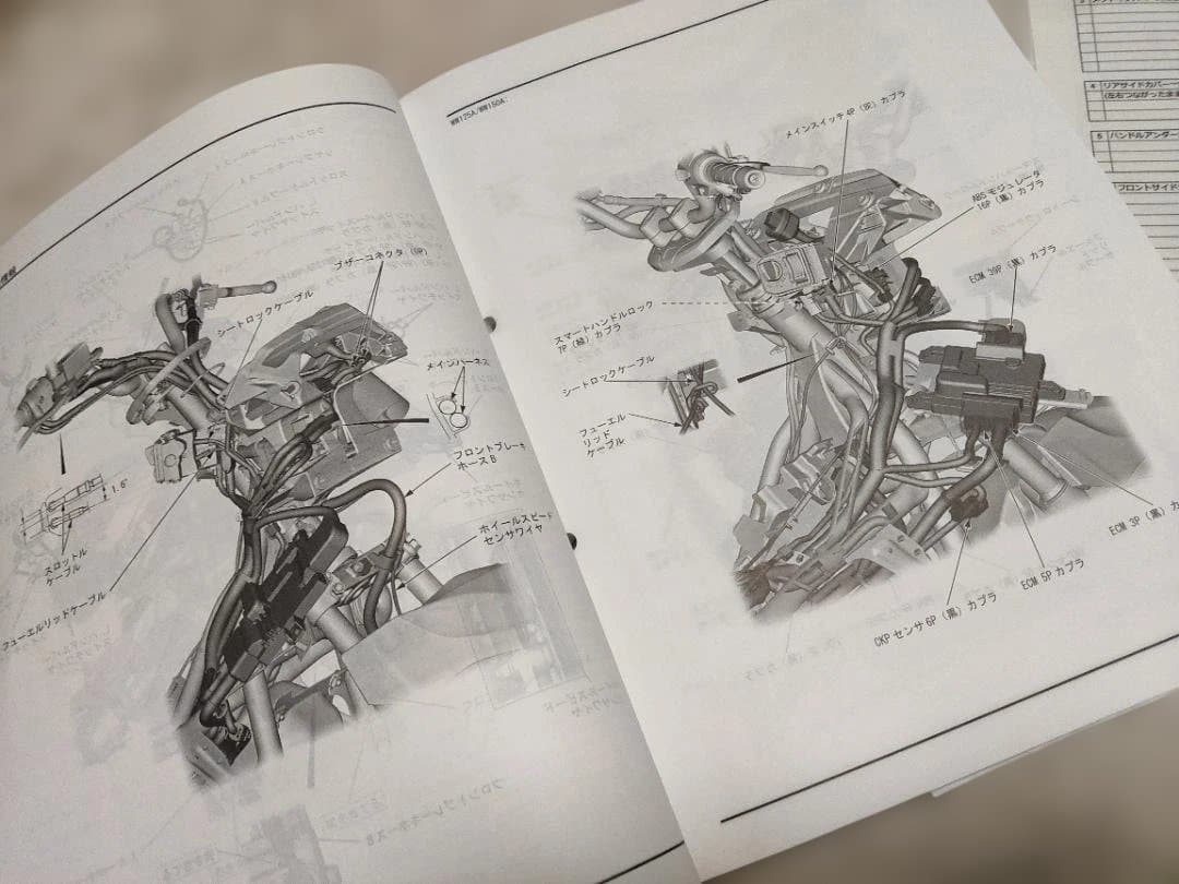 PCX(JK05) ホンダ純正サービスマニュアル+自作「外装分解手順書」付