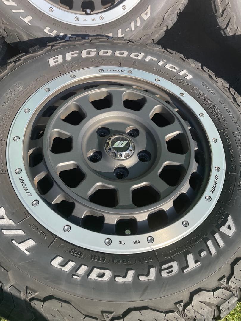 送料込み WORK T-GRABIC BF Goodrich 225/70R16