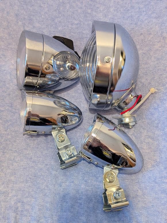 ヴェスパ ベスパ用 フォグランプ 飾りライト モッズ 4点セット