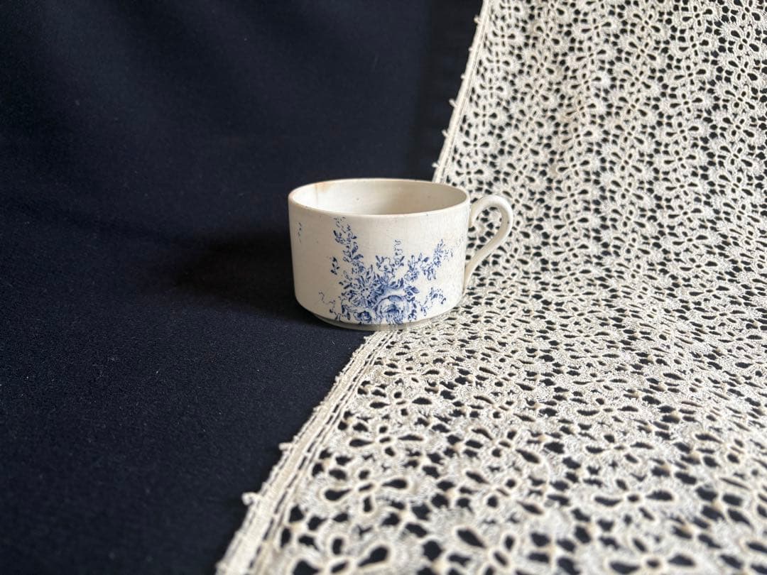 フランスアンティーク ショコラカップ サルグミンヌ ジアン クレイユモントロー