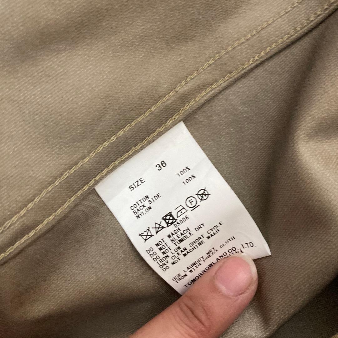 トゥモローランド　36サイズ　トレンチコート　ベージュ　コート　羽織