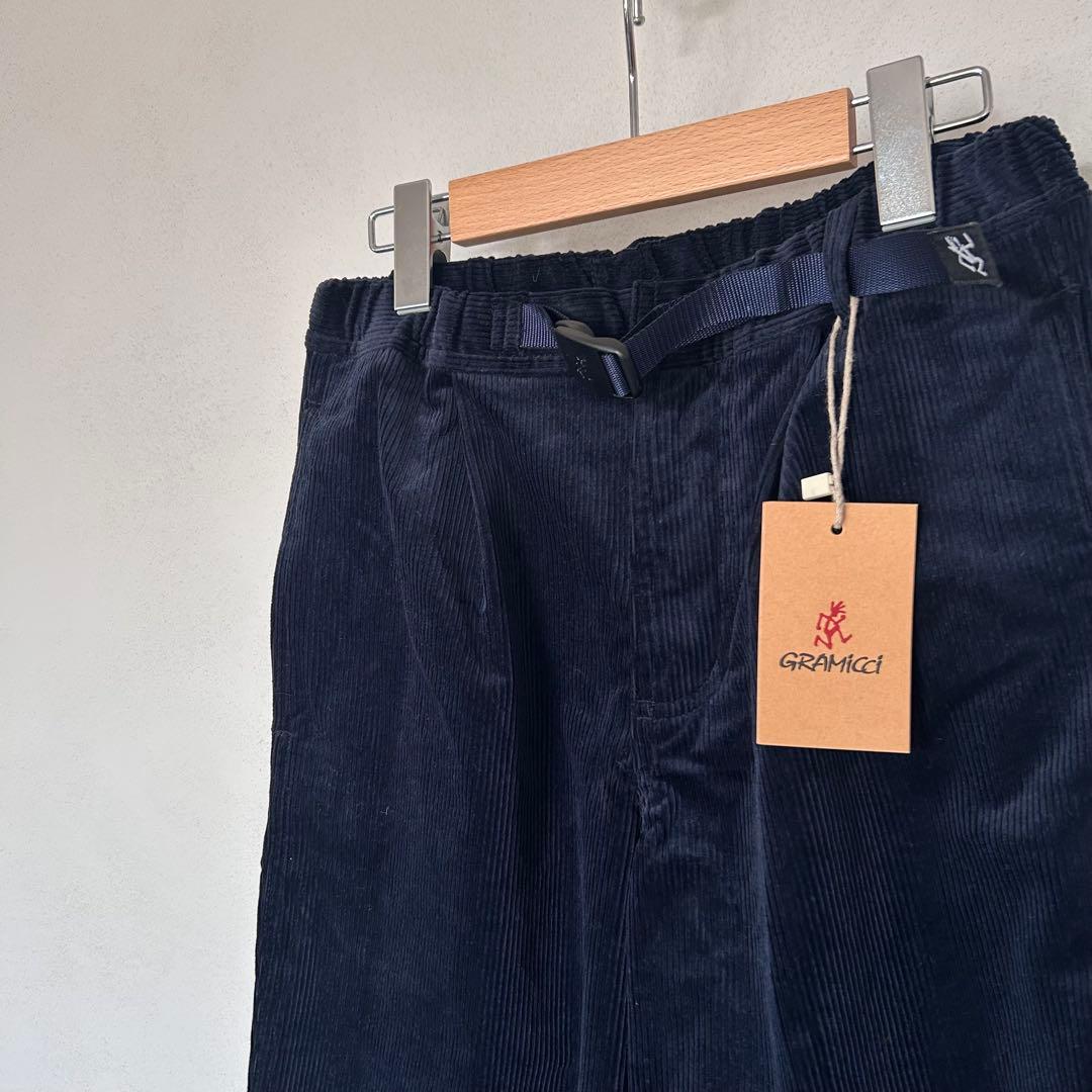 新品 SORA別注 Gramicci リラックスコーデュロイ1タックパンツ
