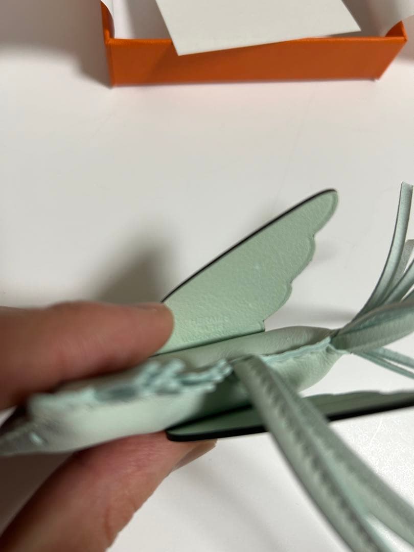 【新品未使用】HERMES ヴェールペパーミント　ペガサスチャーム