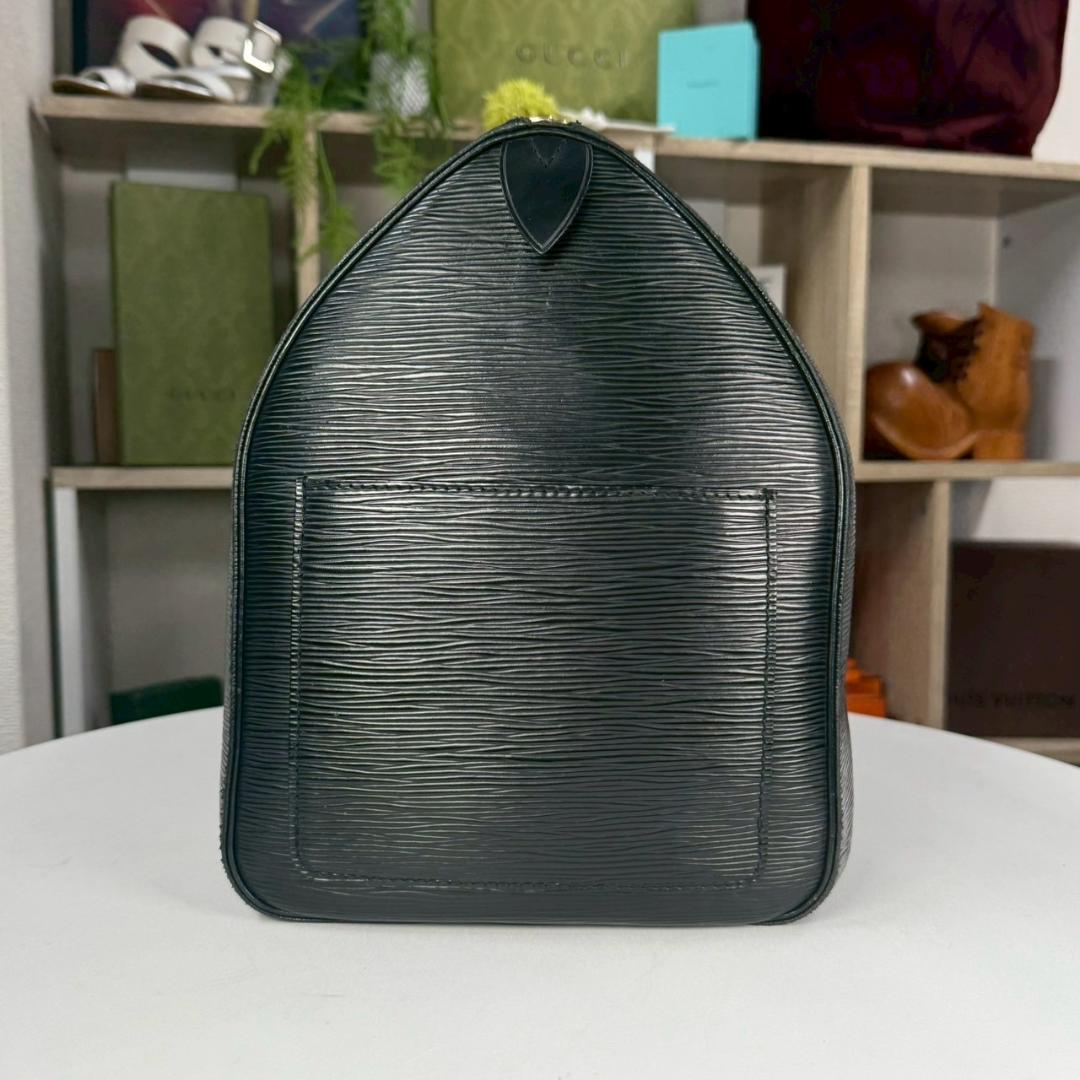 外観美品 LOUIS VUITTON 名作 キーポル45 エピ ノワール