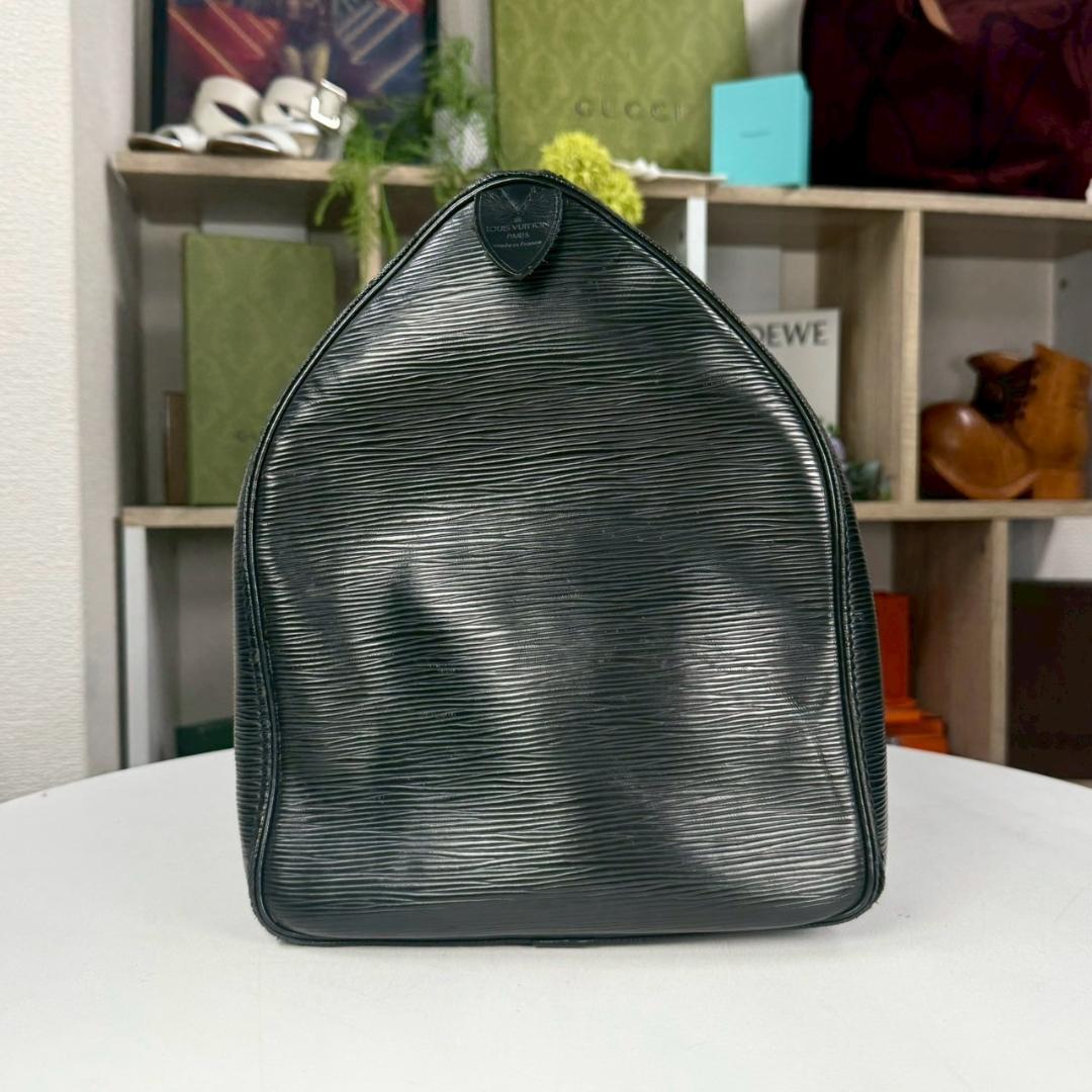 外観美品 LOUIS VUITTON 名作 キーポル45 エピ ノワール
