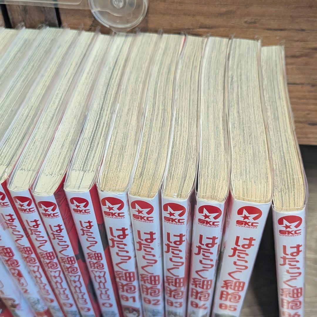 はたらく細胞 全巻セット　black　血小板　lady　細菌　おくすり　whit