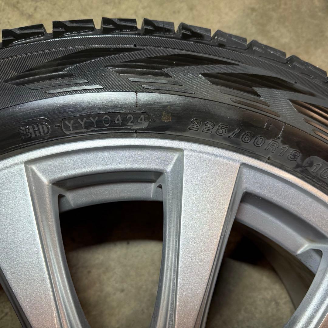 送料込み！ 80ハリアー 225/60R18スタッドレス ヨコハマ アイスガード