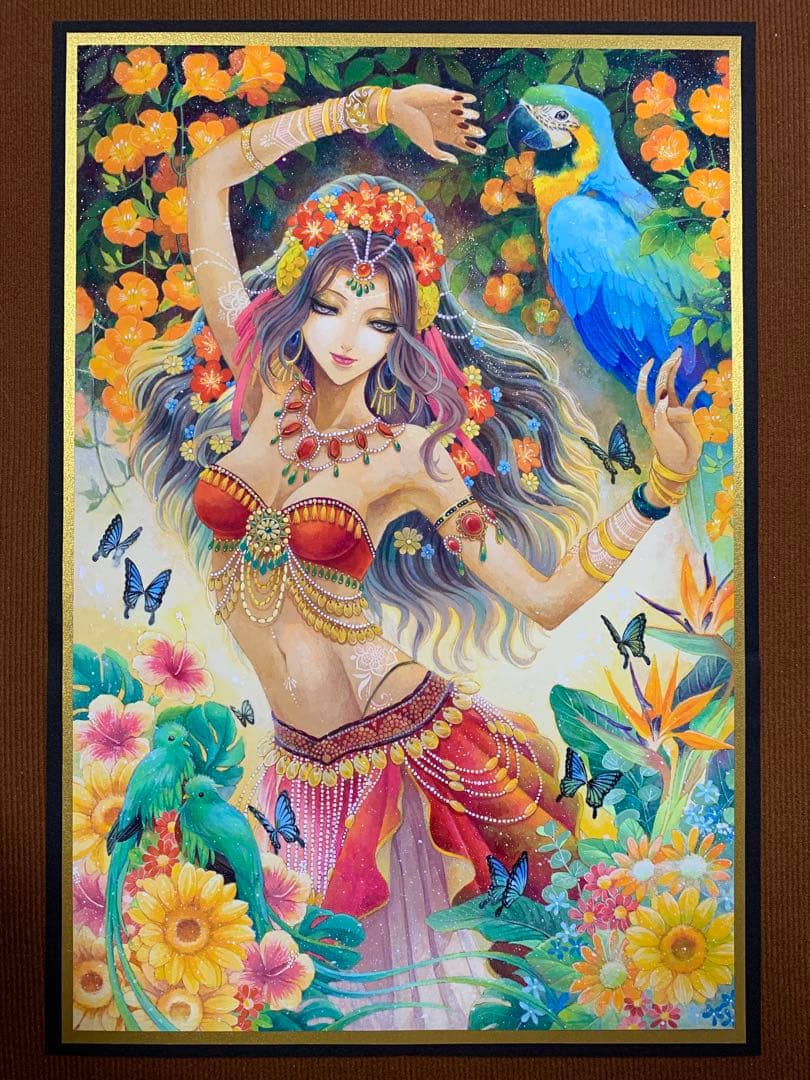 創作イラスト(原画) アクリル絵の具イラスト