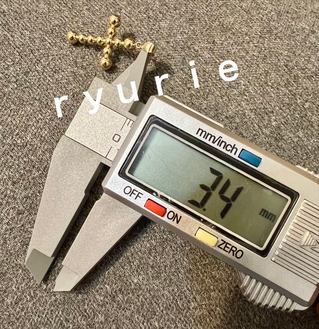 18金K18ペンダントタップクルス　ユニセックス