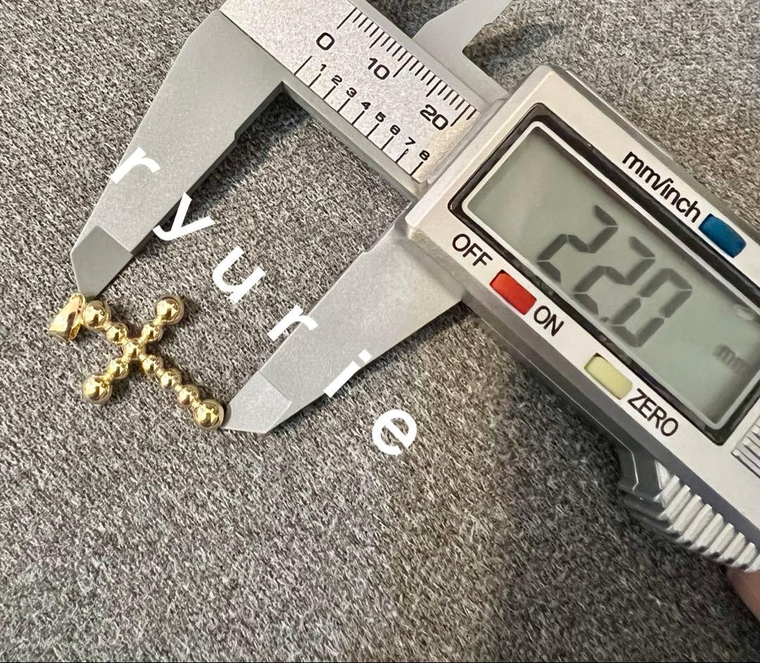 18金K18ペンダントタップクルス　ユニセックス