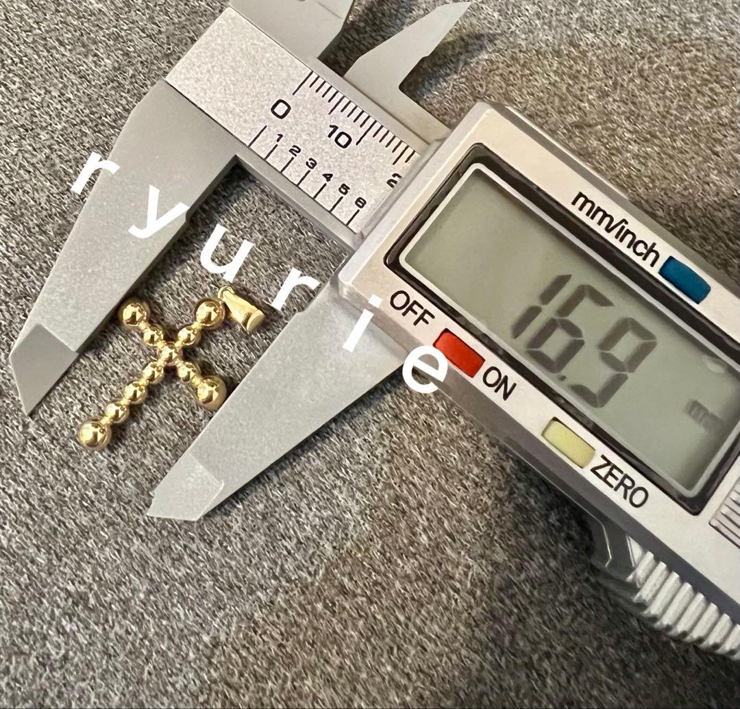 18金K18ペンダントタップクルス　ユニセックス