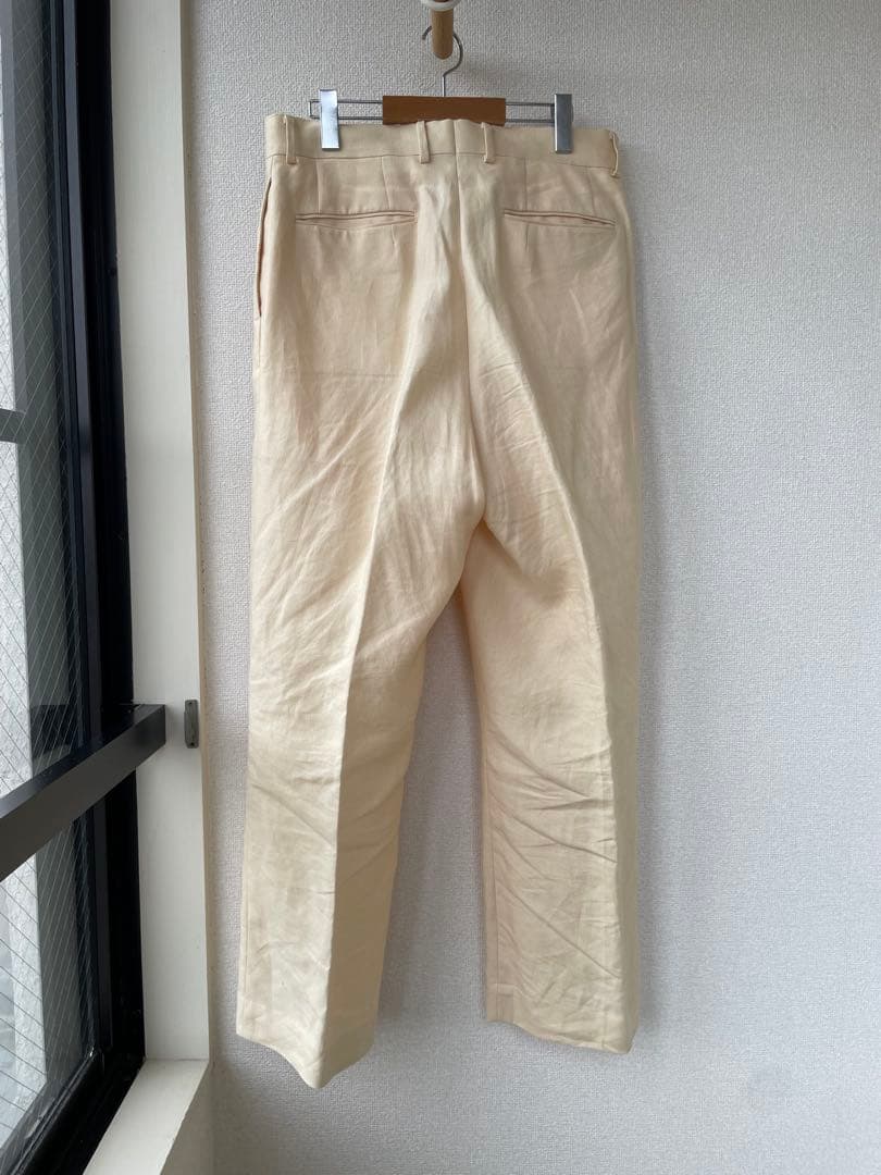 NEATニート リネンワイドパンツ スラックス スペンスブライソン