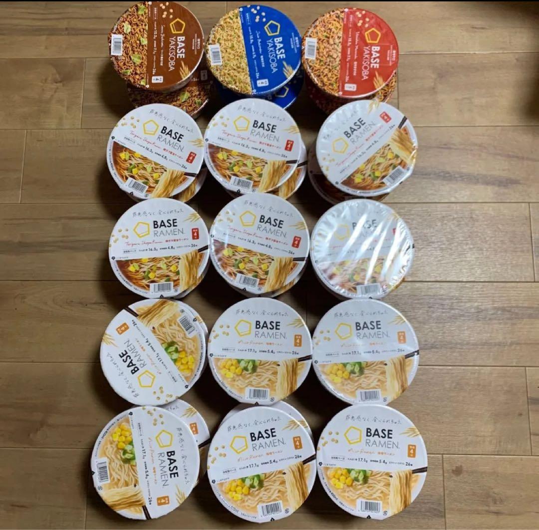 ベースフード　ラーメン　焼きそば 30個セット