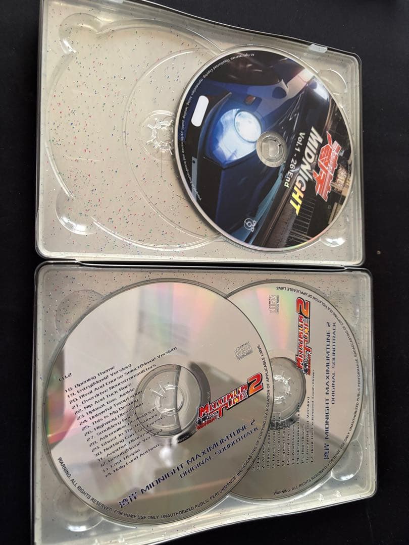 北米版　湾岸ミッドナイトDVD サウンドトラックCD