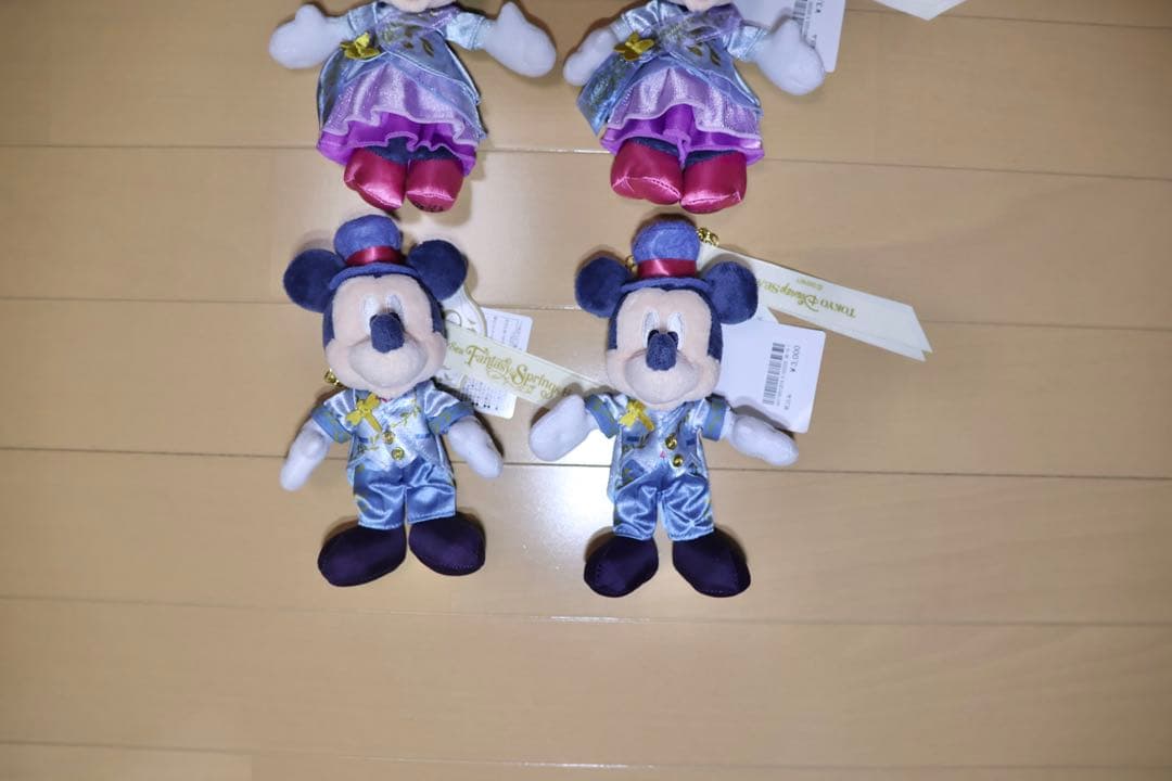 ファンスプ　ミキミニ　ぬいぐるみチャーム　4体セット