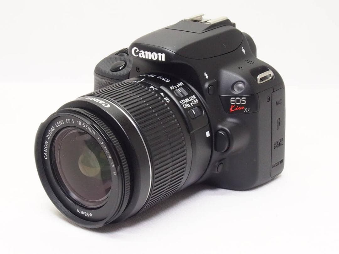 Canon EOS Kiss X7 レンズセット S数3043回 スマホ転送可能