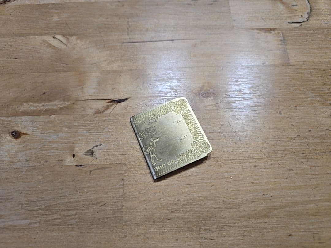 THE H.W.DOG&CO. マネークリップ ゴールド