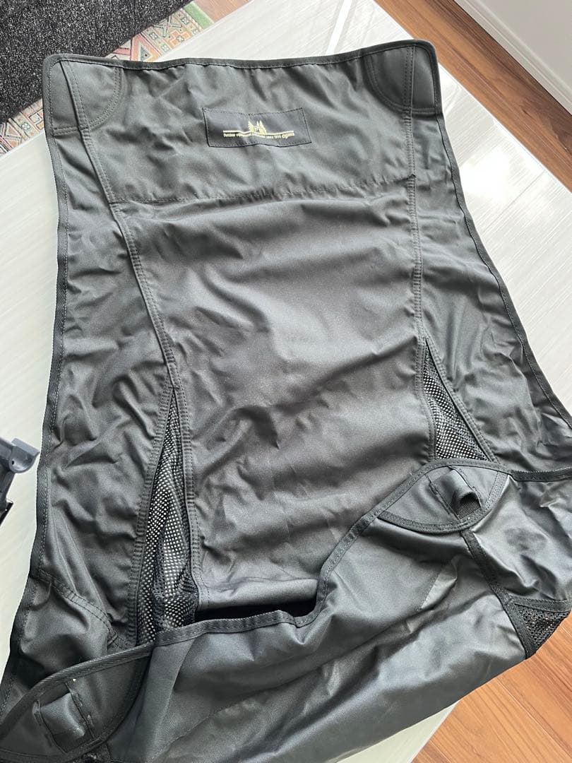 【美品】ogawa　アウトドアチェア ツーアングルチェアL／ブラック