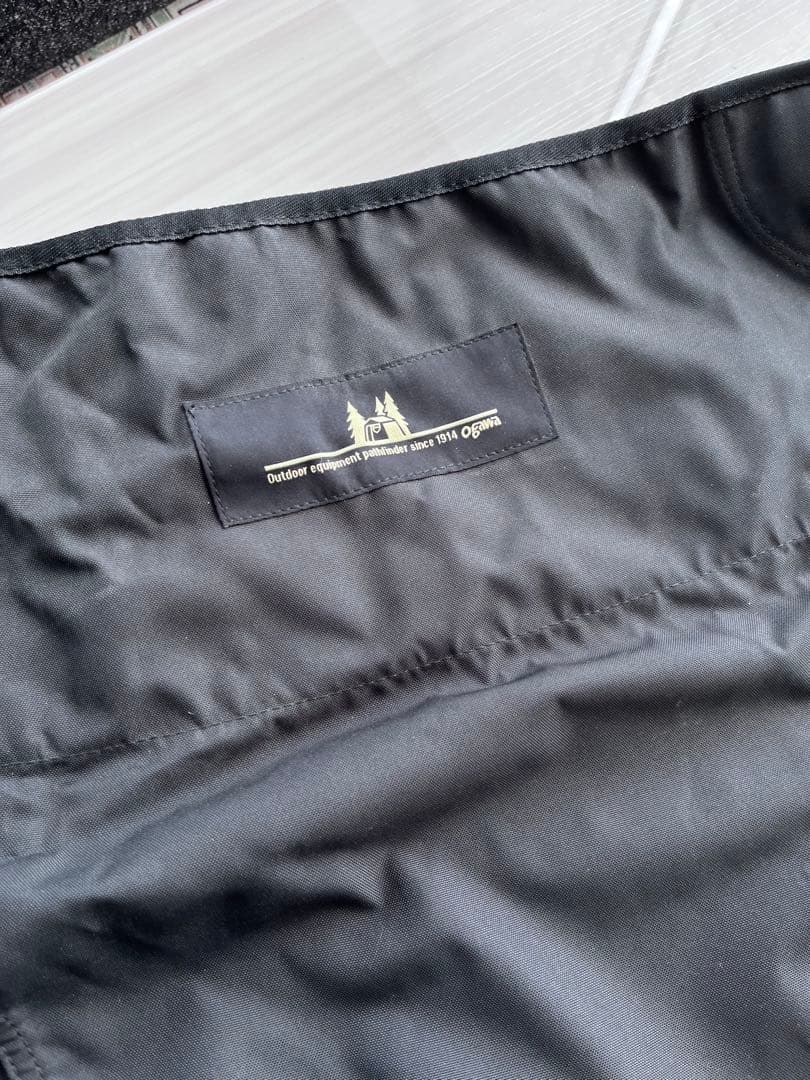 【美品】ogawa　アウトドアチェア ツーアングルチェアL／ブラック