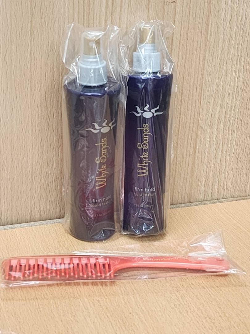 ホワイトサンズプレミアム ヘアスタイリングミスト 2本セット コーム付き