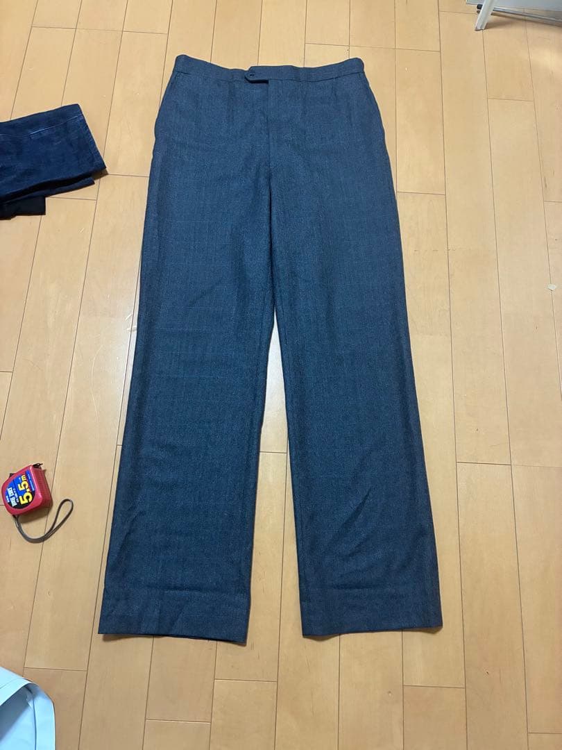 【dissonance】【sullen】グレーウールスラックス