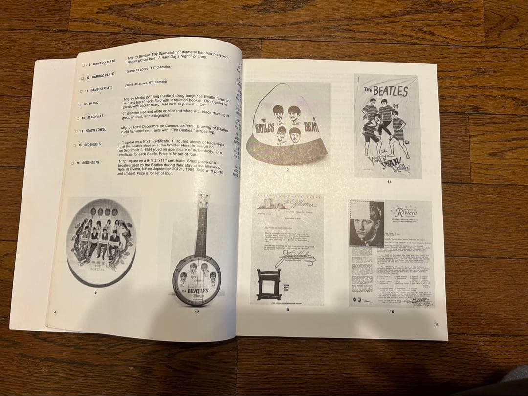 BEATLES コレクタブル プライス リスト