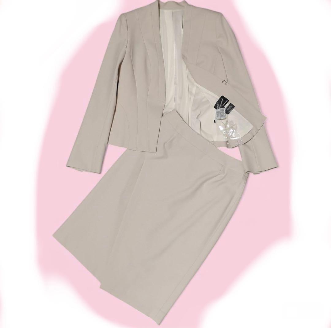 COUP DE CHANCE クードシャンス　ノーカラー スーツ セットアップ