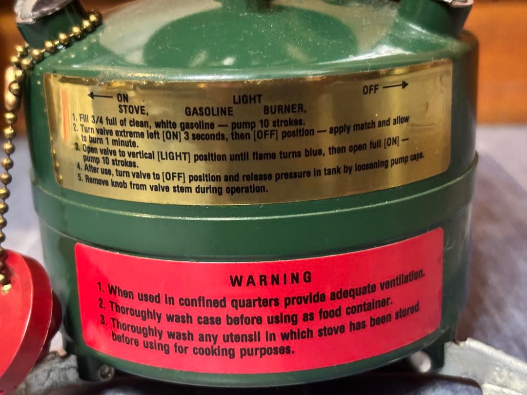 N3535 希少　Coleman Pocket Stove 538-700