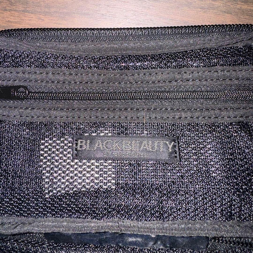 未使用 長期保管品 レア ヘッドポーター ポーチ ブラック ドット