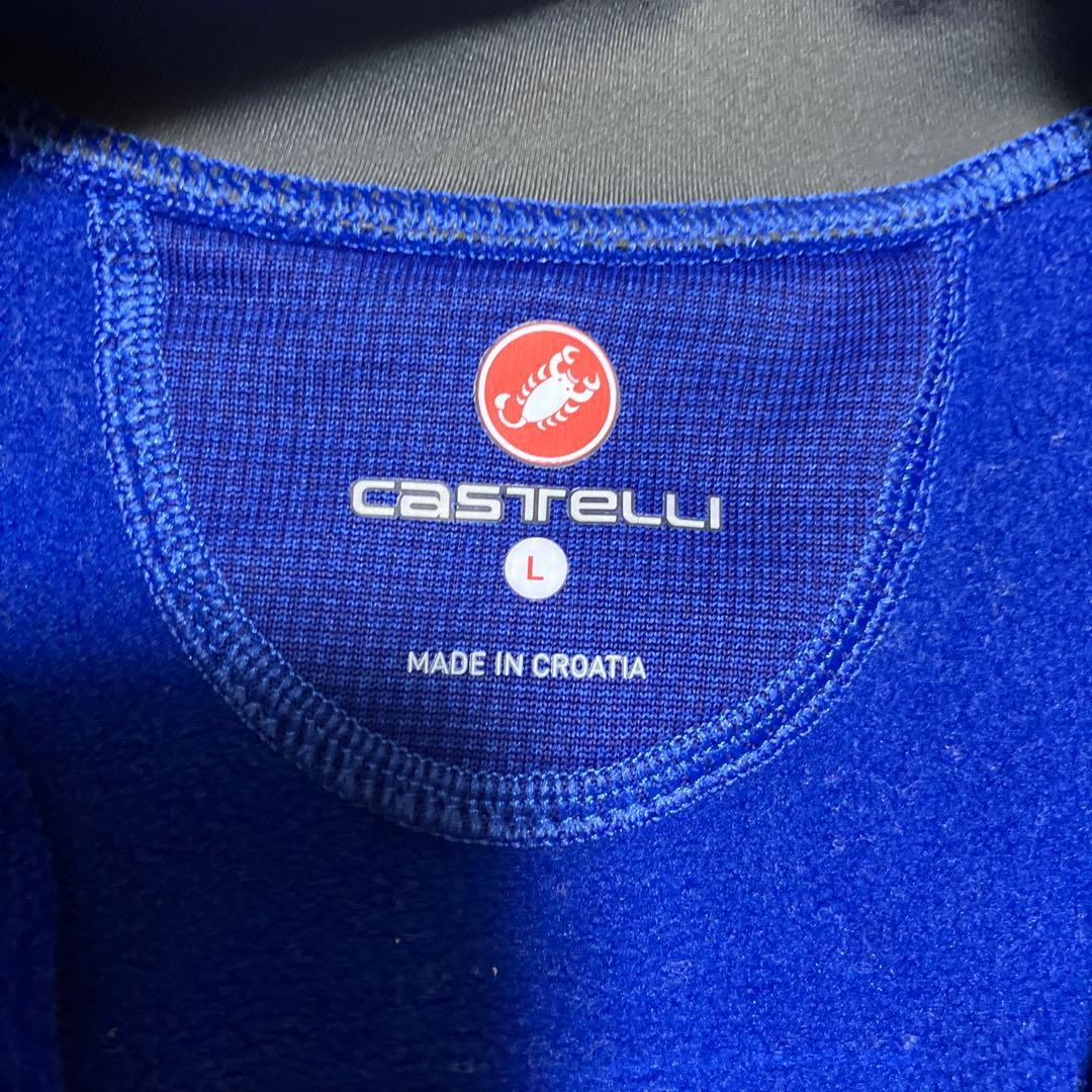 CASTELLI サイクルジャージ Lサイズ 青