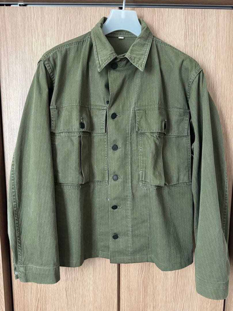 40s 米軍実物 M-43 HBT ヘリンボーン ジャケット　m43