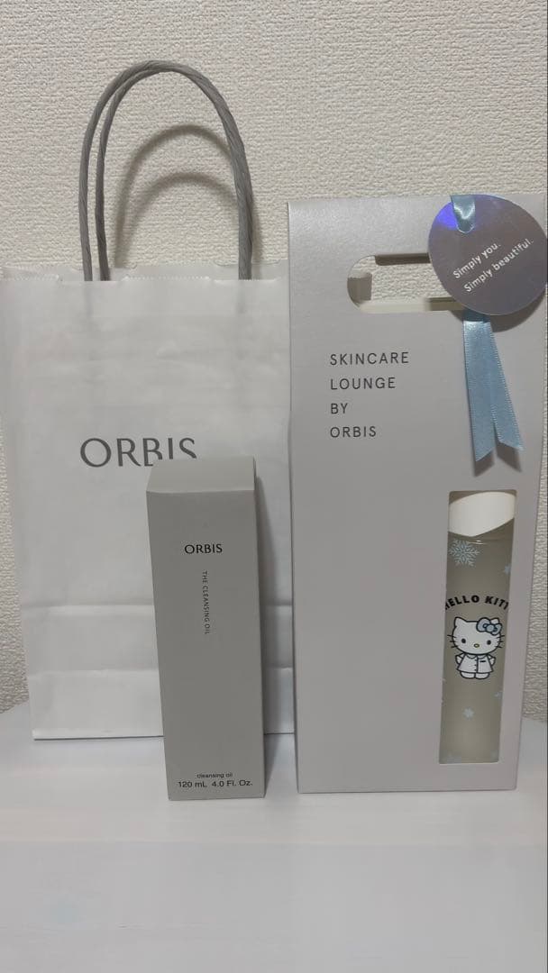 M*n様 オルビス　キティボトル　エッセンスローション・クレンジングオイル