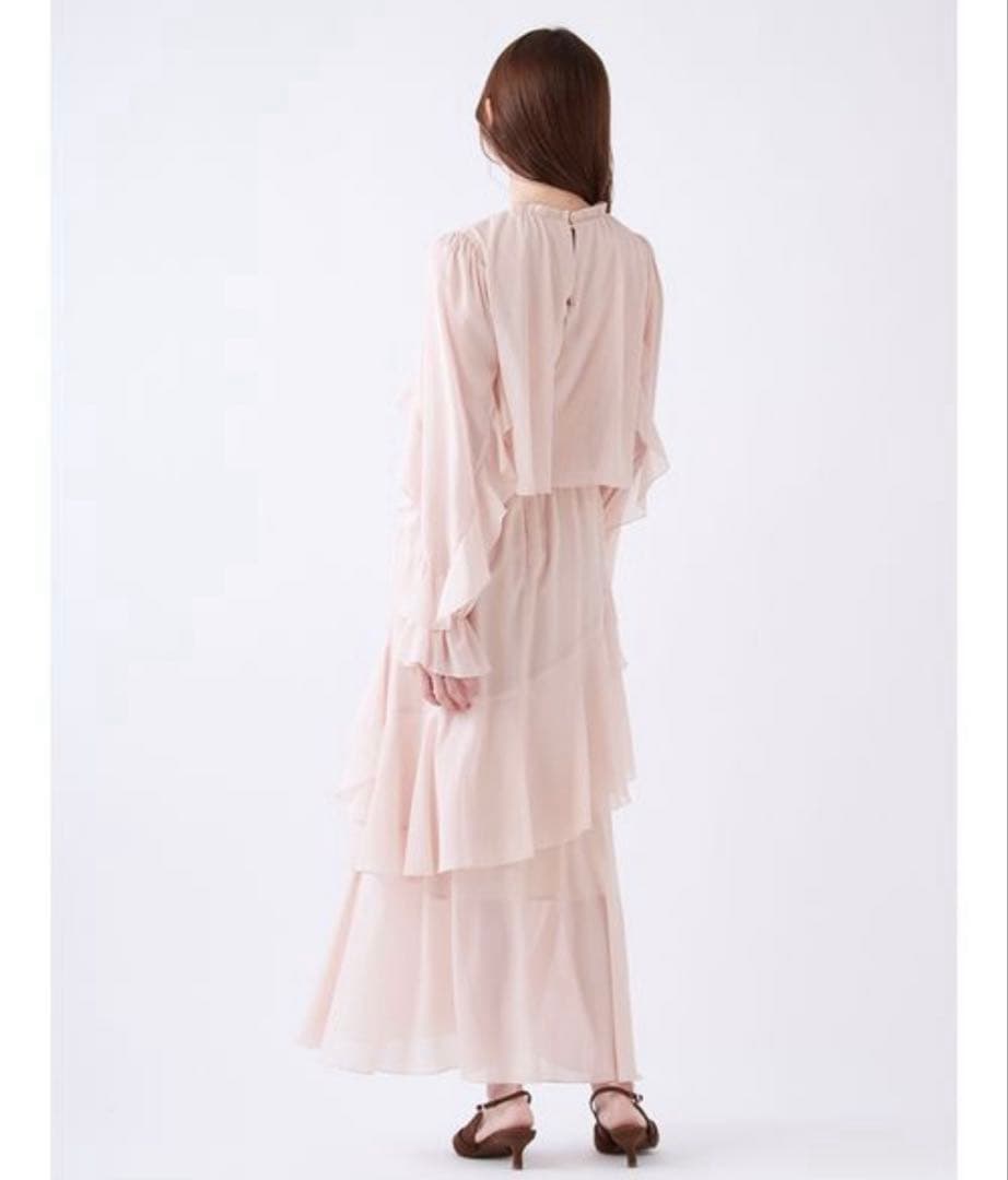 【タグ付き新品】 snidel ブラウスレイヤードフリルワンピース