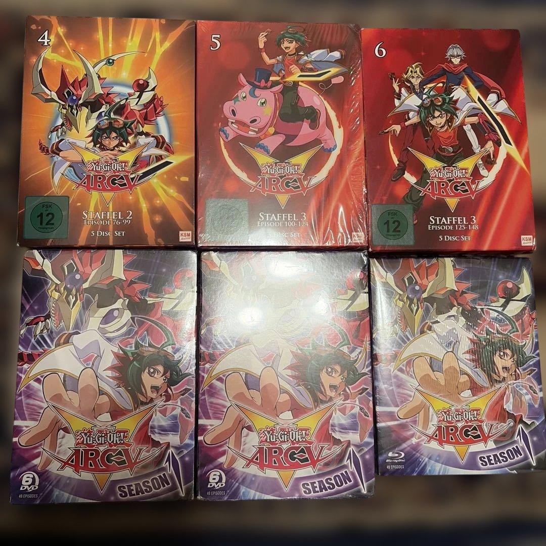 多言語　遊戯王ARC-V シーズン　DVDセット　6