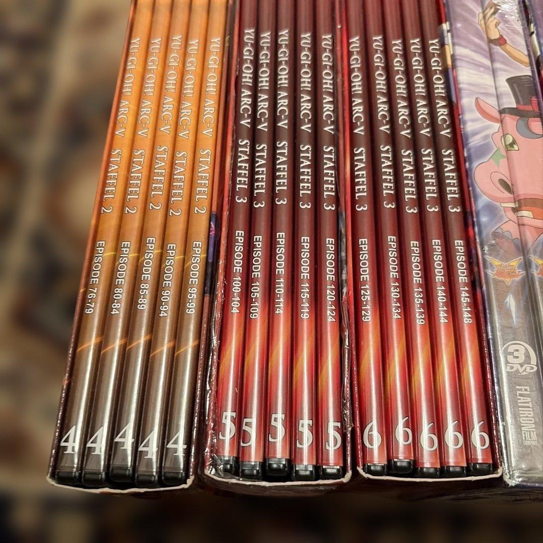 多言語　遊戯王ARC-V シーズン　DVDセット　6