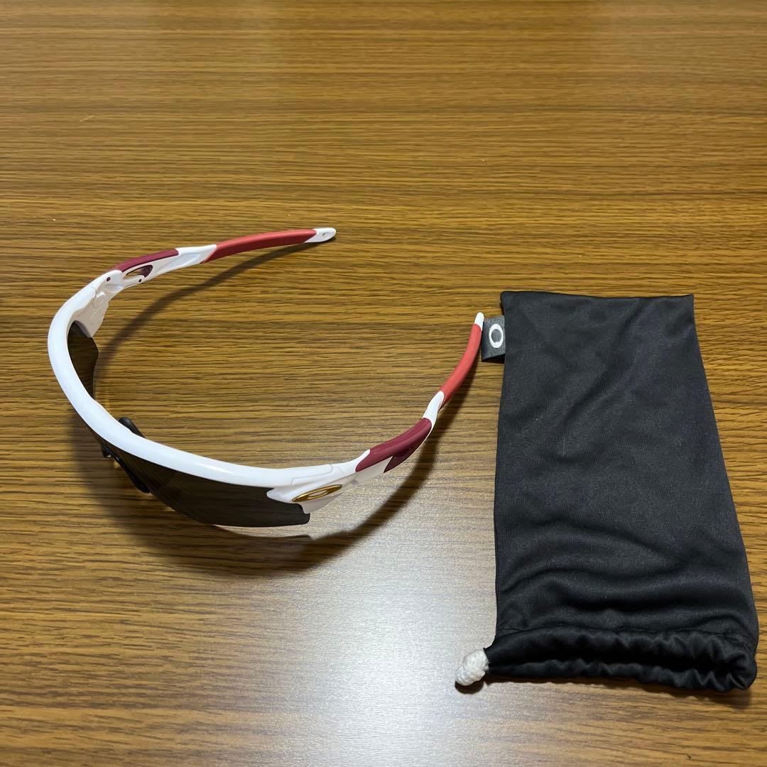 Oakley オークリー スポーツサングラス ホワイト/レッド 楽天イーグルス
