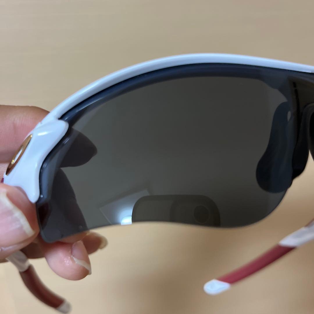 Oakley オークリー スポーツサングラス ホワイト/レッド 楽天イーグルス