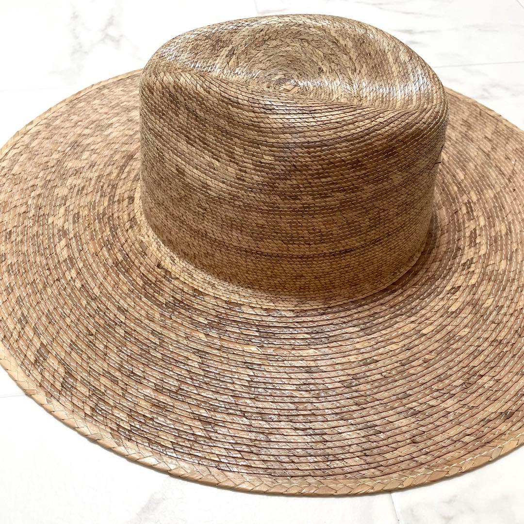 未使用タグ付き ラックオブカラー Fedora 麦わら帽子 中折れハット S/M