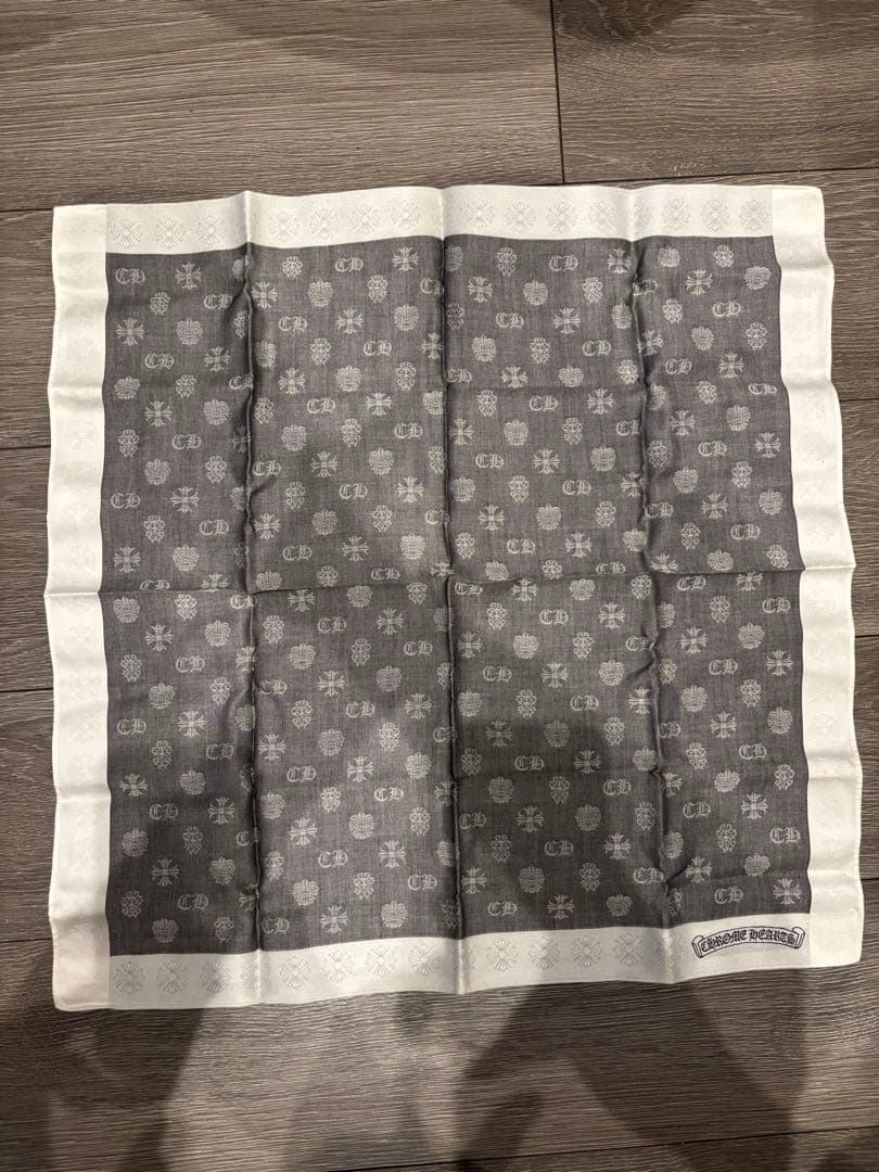 Chrome Hearts ハンカチ グレー