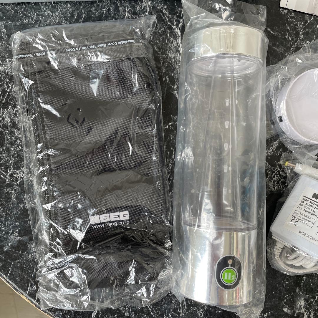 ダブル水素ボトルプレミアム 充電式高濃度水素ガス 水素水生成器 久保伸夫