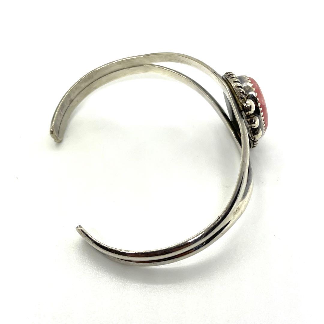 ●NAVAJO・ナバホ族●シルバーバングル・ブレスレット●インカローズ