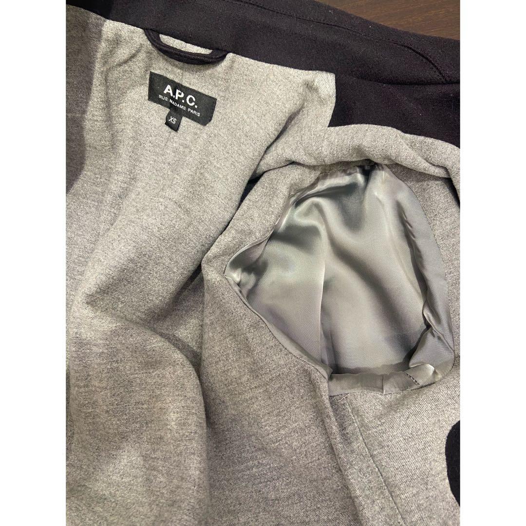 A.P.C.*ジップアップ　メルトンウールジャケット