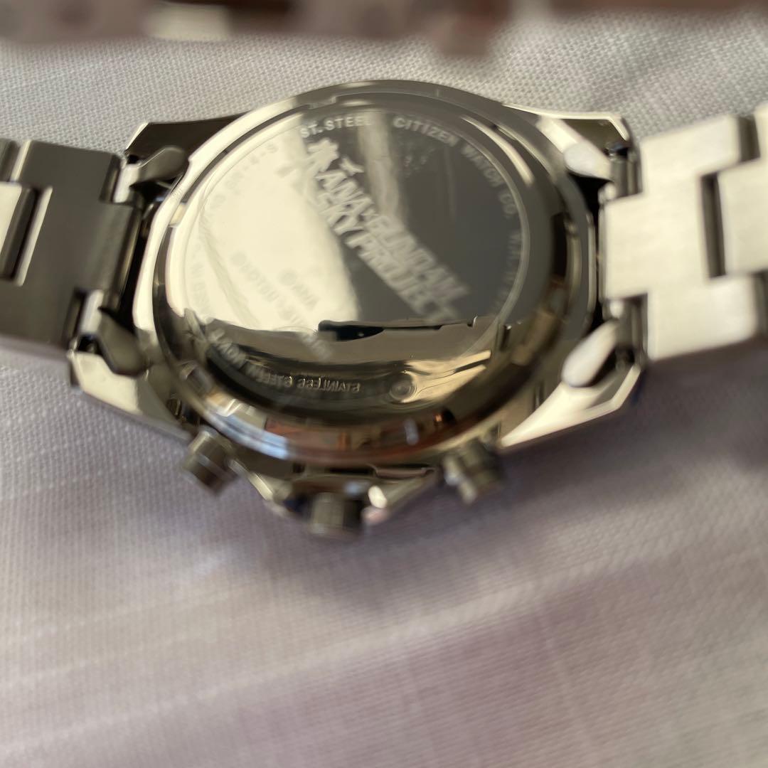 新品未使用全日空ANA×ガンダム時計クロ ノグラフウォッチSKY PROJECT